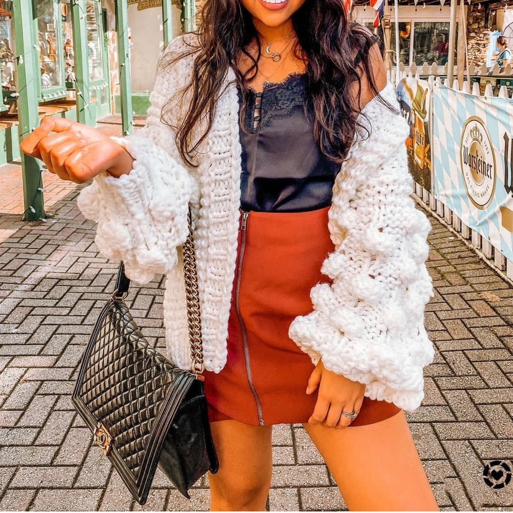 Fluffy cardigan